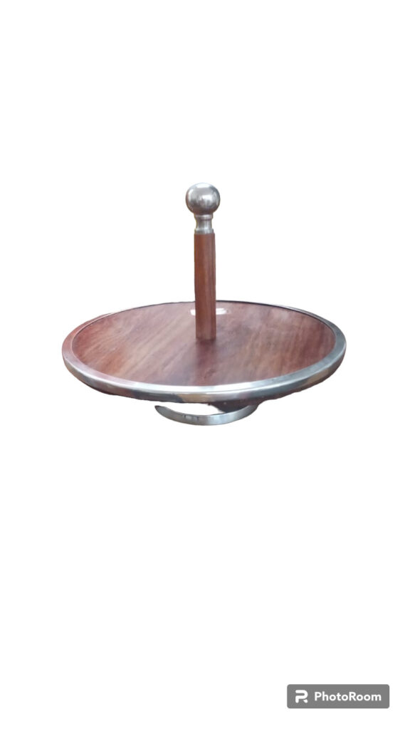 76189 Porta Muffins madera acero