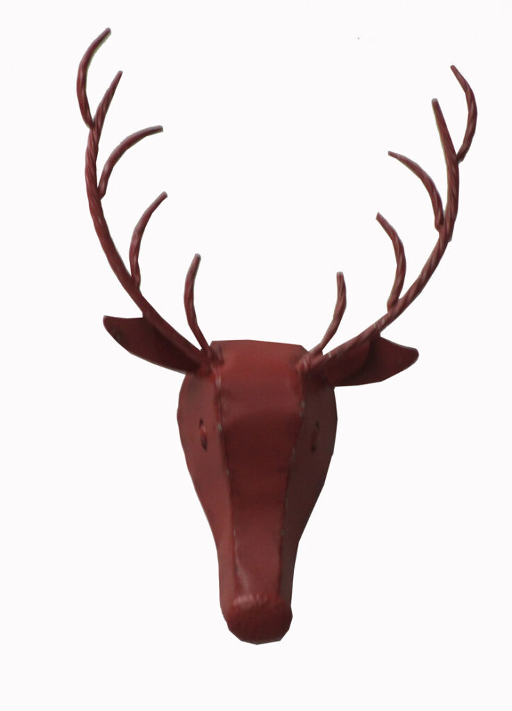 79784 Venado cabeza metal