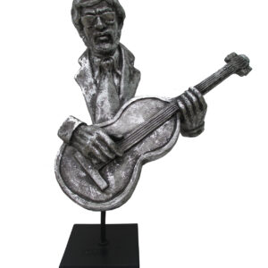 86959 Escultura de guitarrista en base