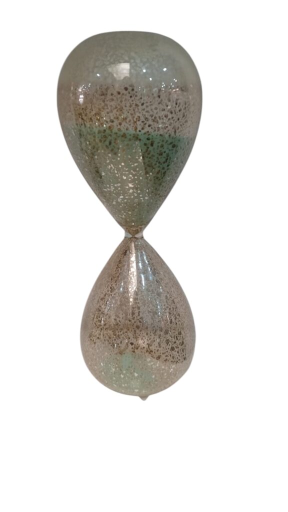 83798 Reloj de arena azul grabado