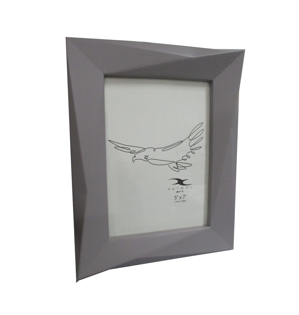 94541 Porta retrato 5"x 7" gris picos PVC
